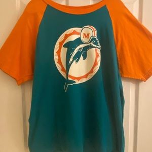 Vintage Miami dolphins baseball tshirt